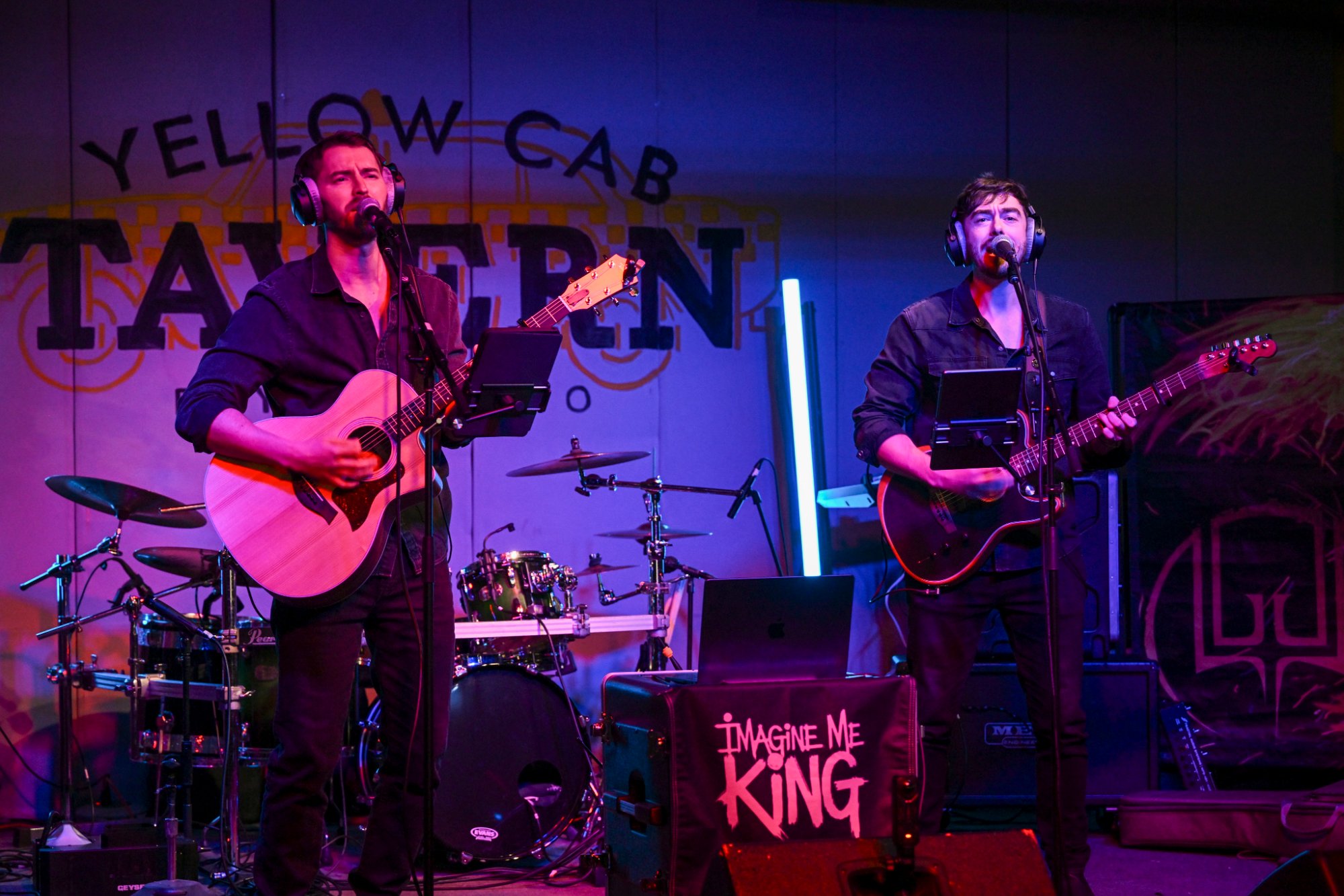 Imagine Me King performing live on stage